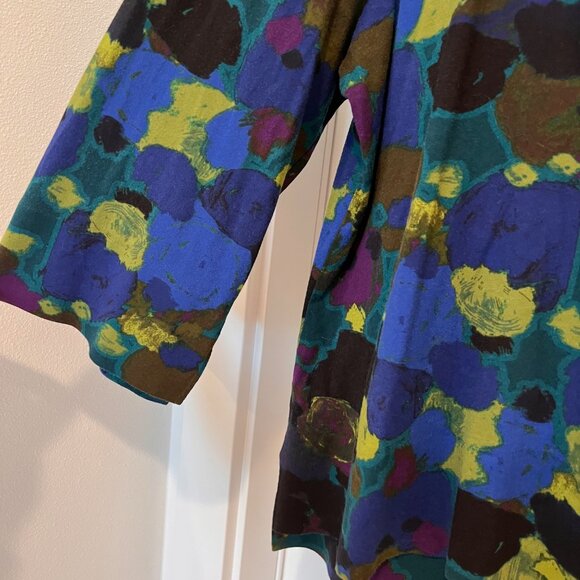 Habitat 100% Cotton Cobalt Print Color Burst Tee, Size XXL - Picture 6 of 9